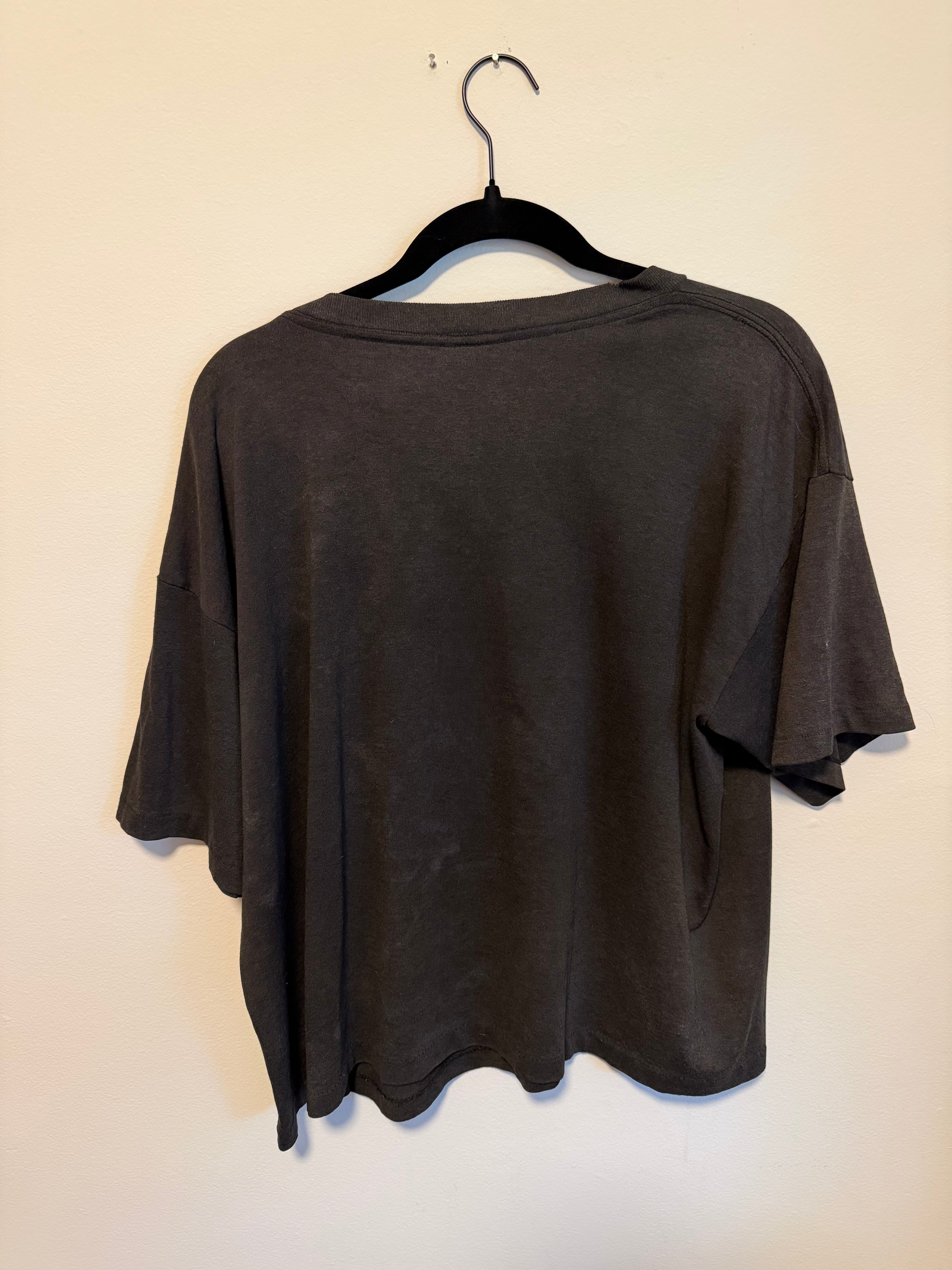 VINTAGE 90s Boxy Plaid Mickey Tee - XL